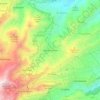Mappa topografica Sagrado Corazón, altitudine, rilievo