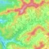 Mappa topografica Maple Fork, altitudine, rilievo
