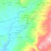 Mappa topografica Malobrigo, altitudine, rilievo
