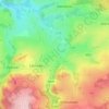 Mappa topografica La Vaux, altitudine, rilievo
