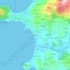 Mappa topografica Gaifar, altitudine, rilievo