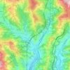 Mappa topografica Cesino, altitudine, rilievo