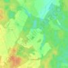 Mappa topografica Акколово, altitudine, rilievo