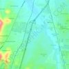 Mappa topografica Brenthaven North, altitudine, rilievo