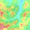 Mappa topografica Campasso, altitudine, rilievo