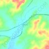 Mappa topografica Meckering, altitudine, rilievo