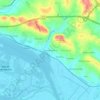 Mappa topografica Casal da Marinha, altitudine, rilievo