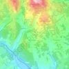 Mappa topografica Les Vavres, altitudine, rilievo