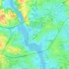 Mappa topografica Kerentrech, altitudine, rilievo