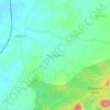 Mappa topografica Moongilpadi, altitudine, rilievo