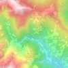Mappa topografica Cacet, altitudine, rilievo