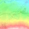 Mappa topografica Montelaguardia, altitudine, rilievo