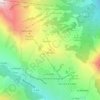Mappa topografica La Chal, altitudine, rilievo