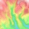 Mappa topografica La Falgouse, altitudine, rilievo