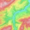 Mappa topografica Neucy, altitudine, rilievo