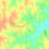 Mappa topografica Highland Elementary School, altitudine, rilievo