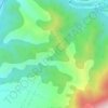 Mappa topografica Las Moleras, altitudine, rilievo
