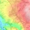 Mappa topografica Braidwood, altitudine, rilievo