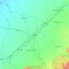 Mappa topografica Sadri, altitudine, rilievo