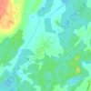 Mappa topografica Kiuļi, altitudine, rilievo