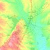 Mappa topografica Waco, altitudine, rilievo