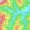 Mappa topografica Pagliericcio, altitudine, rilievo