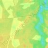 Mappa topografica Cantegrit, altitudine, rilievo