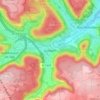 Mappa topografica Gosbach, altitudine, rilievo