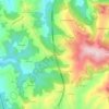 Mappa topografica La Madera, altitudine, rilievo