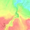 Mappa topografica Ausable Chasm, altitudine, rilievo