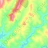 Mappa topografica Gamonoso, altitudine, rilievo