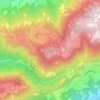 Mappa topografica Monte Crocione, altitudine, rilievo