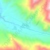 Mappa topografica Termas del Flaco, altitudine, rilievo