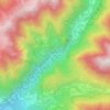Mappa topografica Fondra, altitudine, rilievo