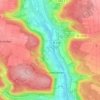 Mappa topografica Eglasmühle, altitudine, rilievo