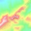 Mappa topografica Sierra el Espinazo del Diablo, altitudine, rilievo