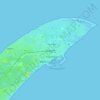Mappa topografica Skagen, altitudine, rilievo