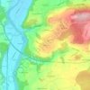 Mappa topografica Mauss, altitudine, rilievo