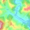 Mappa topografica Valdoré, altitudine, rilievo