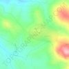 Mappa topografica Asumbi, altitudine, rilievo