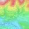 Mappa topografica Corti, altitudine, rilievo