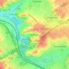 Mappa topografica Vaesrade, altitudine, rilievo
