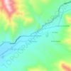 Mappa topografica Tambo Colorado, altitudine, rilievo