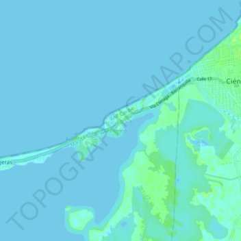 Mappa topografica Puebloviejo, altitudine, rilievo