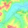 Mappa topografica Villanova, altitudine, rilievo