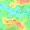 Mappa topografica La Brosse, altitudine, rilievo