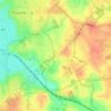 Mappa topografica La Buzardière, altitudine, rilievo