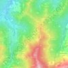 Mappa topografica Valdamonte, altitudine, rilievo