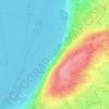 Mappa topografica Ruth, altitudine, rilievo