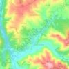 Mappa topografica Sapeiros, altitudine, rilievo